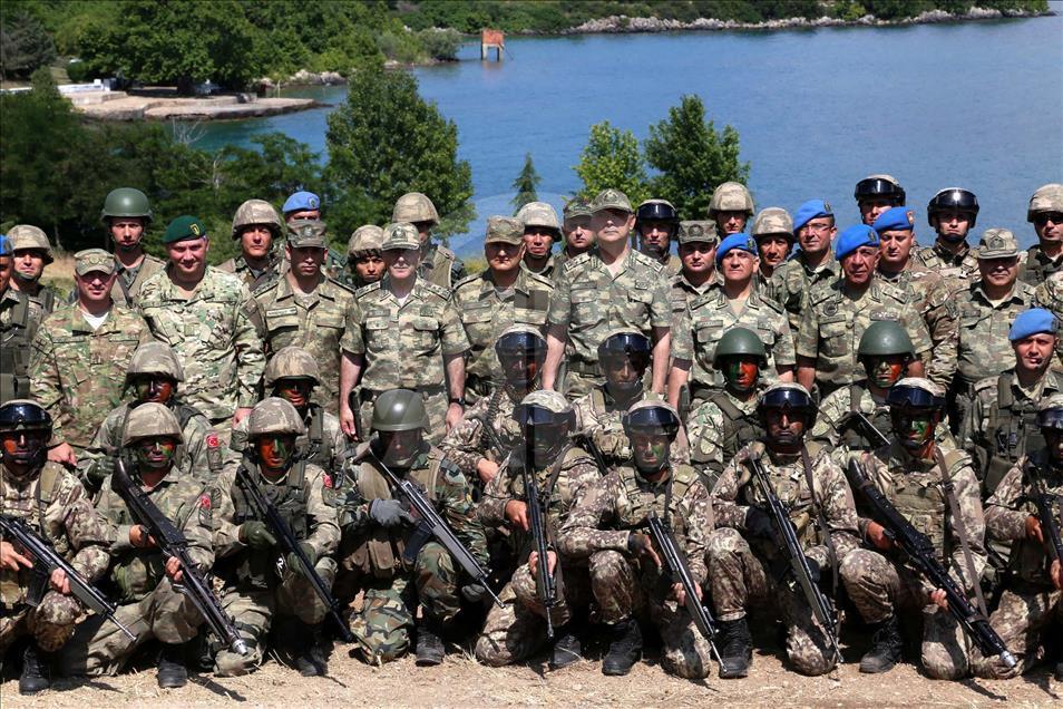 Isparta'da çok uluslu komando tatbikatı