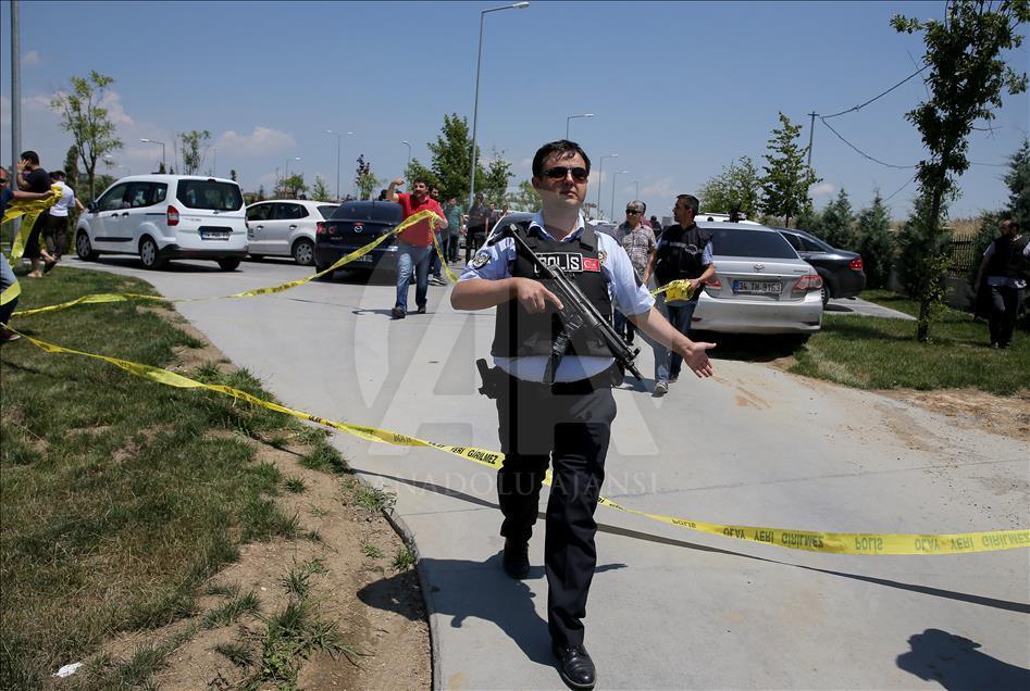 Arnavutköy'de polise silahlı saldırı