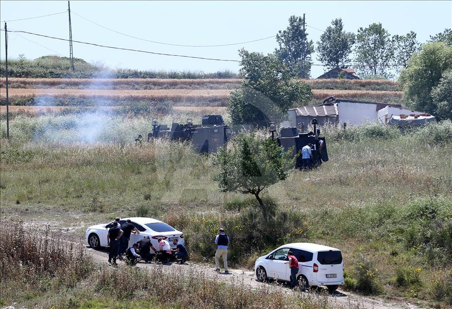 Arnavutköy'de polise silahlı saldırı
