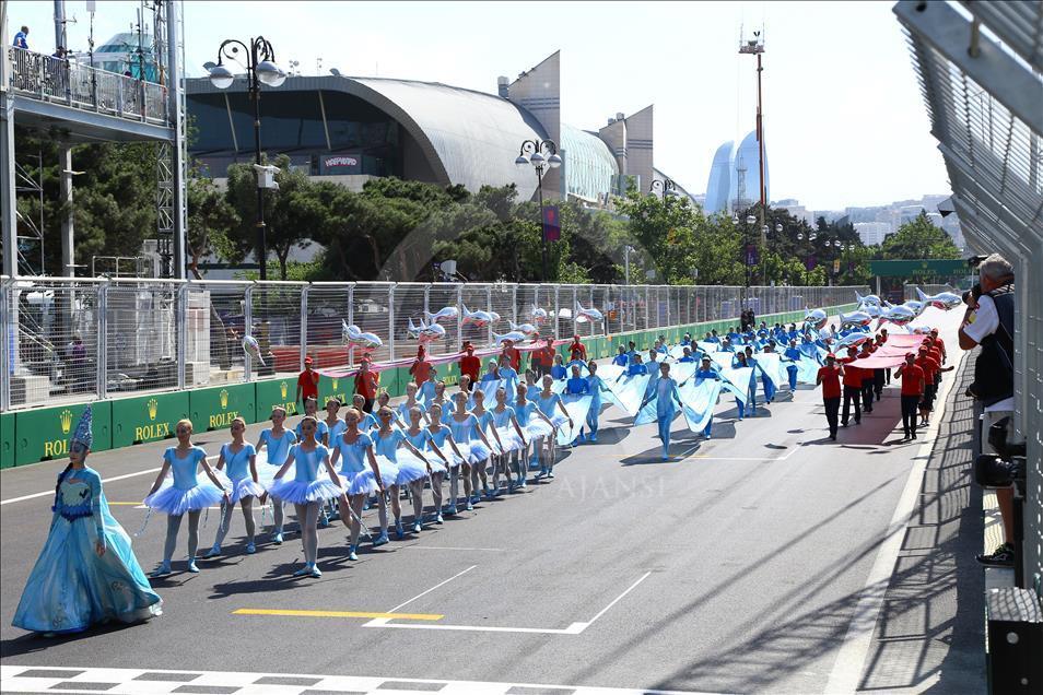 В столице Азербайджана состоялась церемония открытия Гран-при Европы Формулы 1