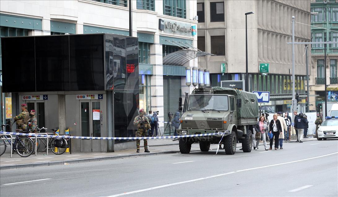 Brüksel’de bomba alarmı nedeniyle mağazalar bölgesi boşaltıldı