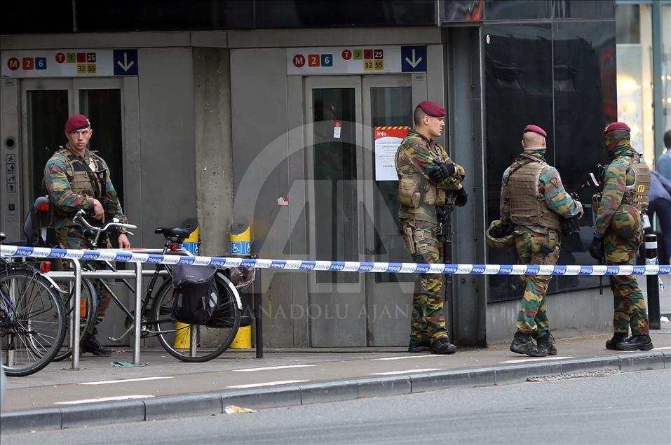 Brüksel’de bomba alarmı nedeniyle mağazalar bölgesi boşaltıldı