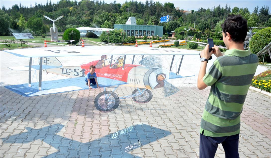 "İlk Türk sivil uçağı"nın 3 boyutlu resmi tamamlandı