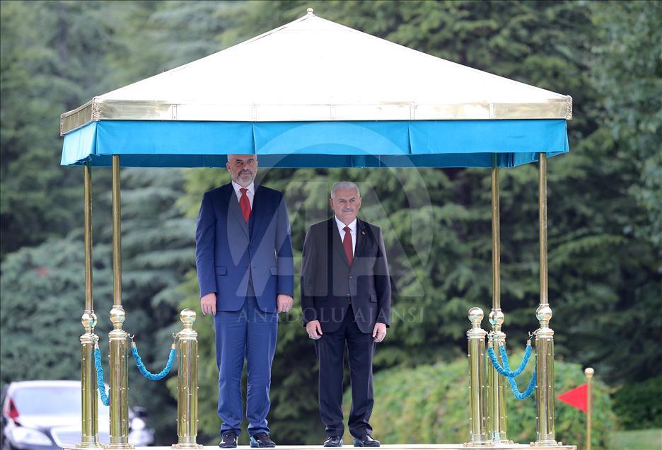 Arnavutluk Başbakanı Rama, Ankara'da