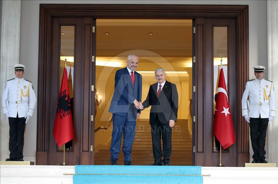 Arnavutluk Başbakanı Rama, Ankara'da