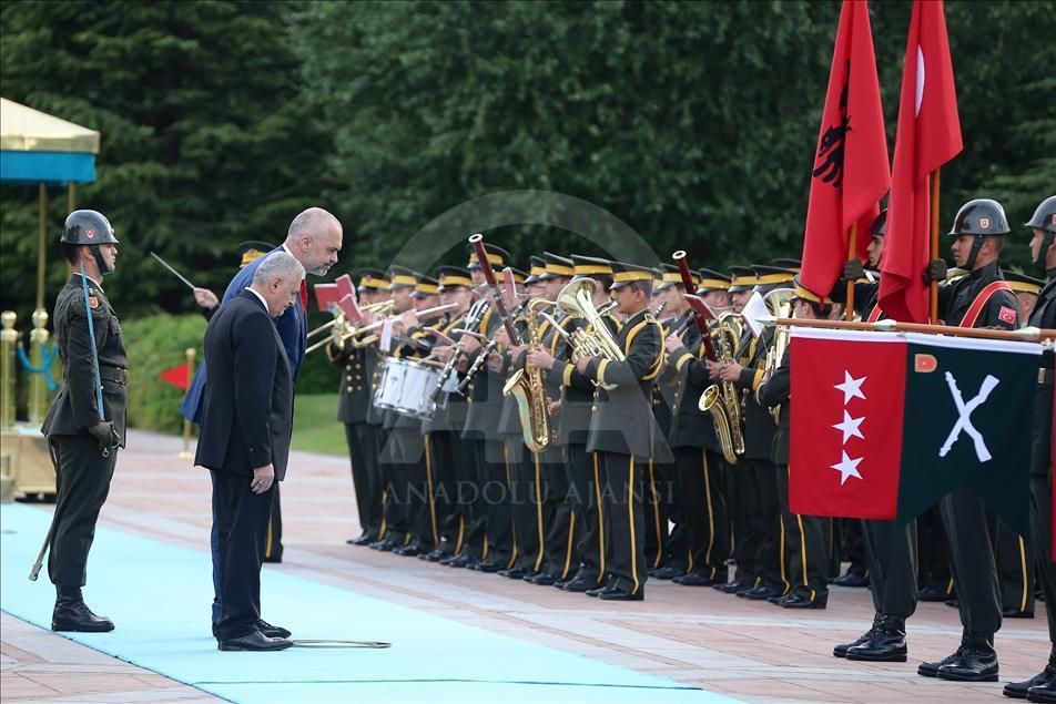 Arnavutluk Başbakanı Rama, Ankara'da