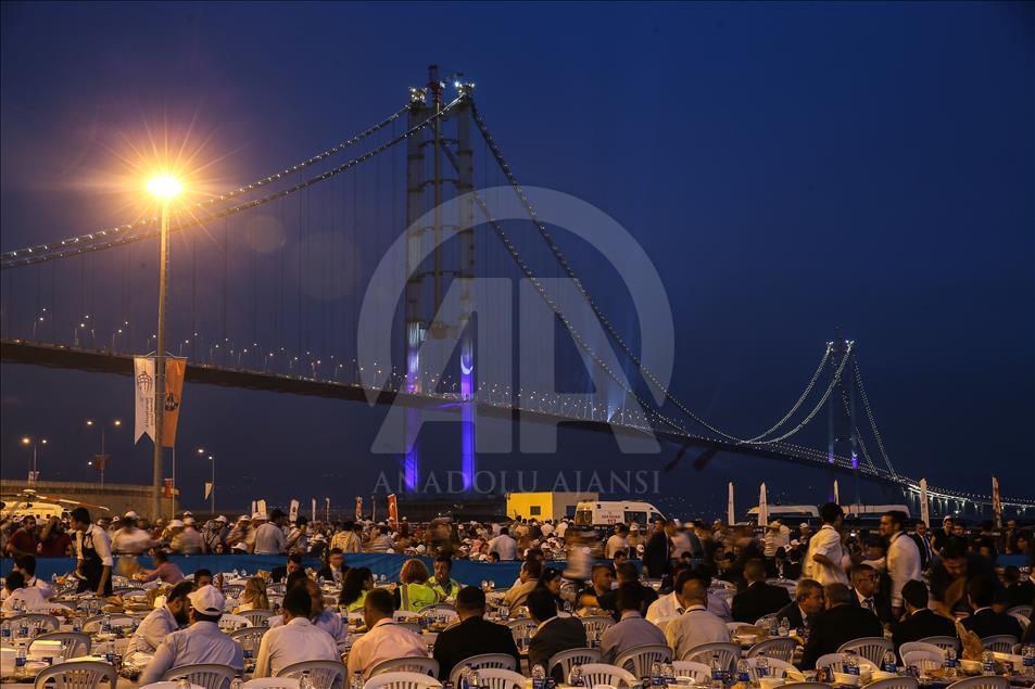 Osmangazi Köprüsü açılış töreni