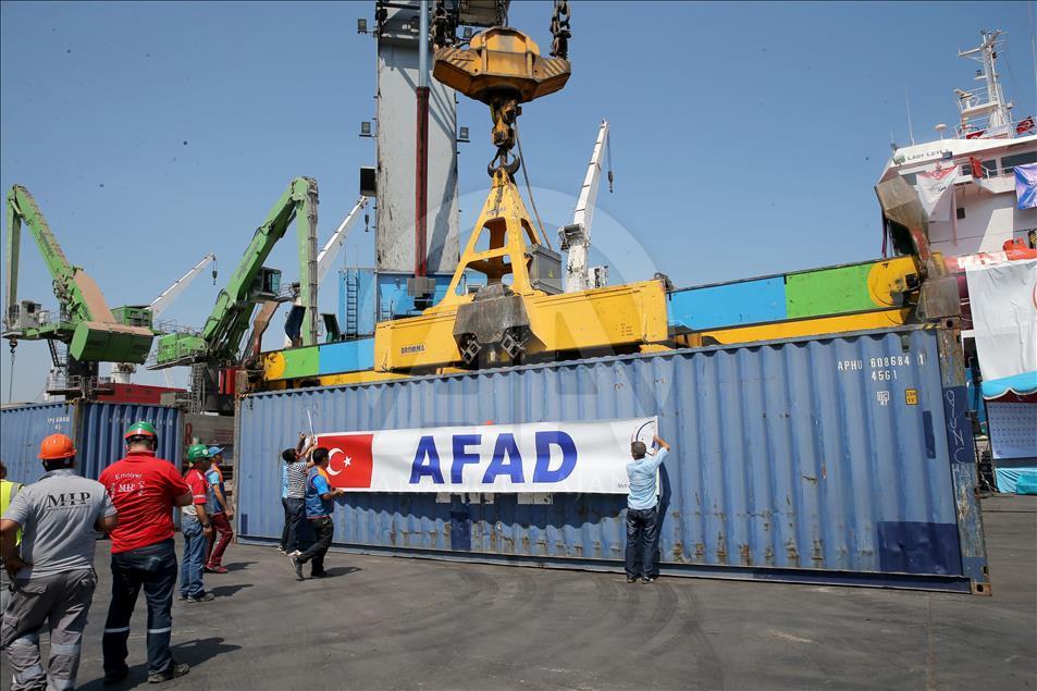 Turkey sends Humanitarian aid to Gaza