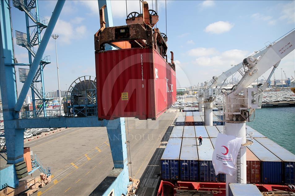 Turkey sends Humanitarian aid to Gaza