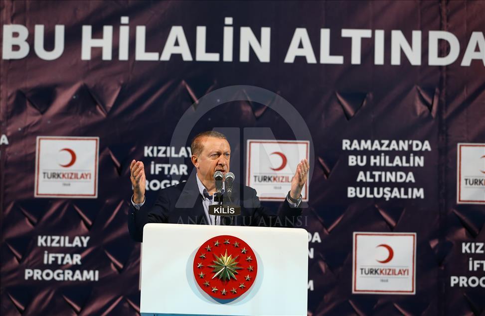 Cumhurbaşkanı Erdoğan Kilis'te