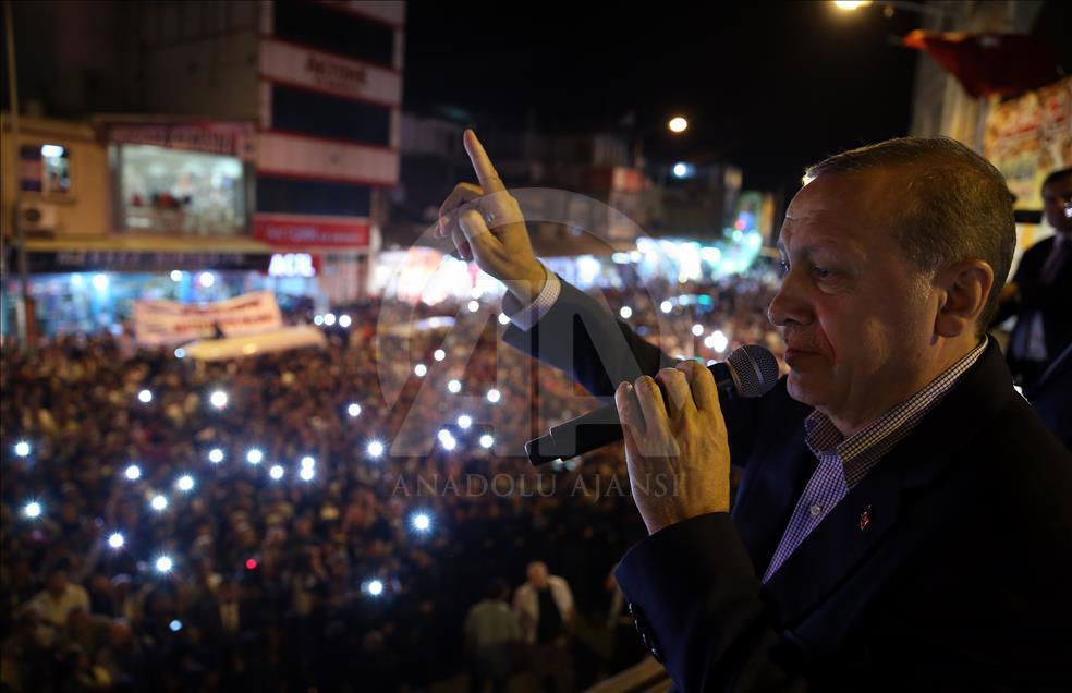 Cumhurbaşkanı Erdoğan Kilis'te