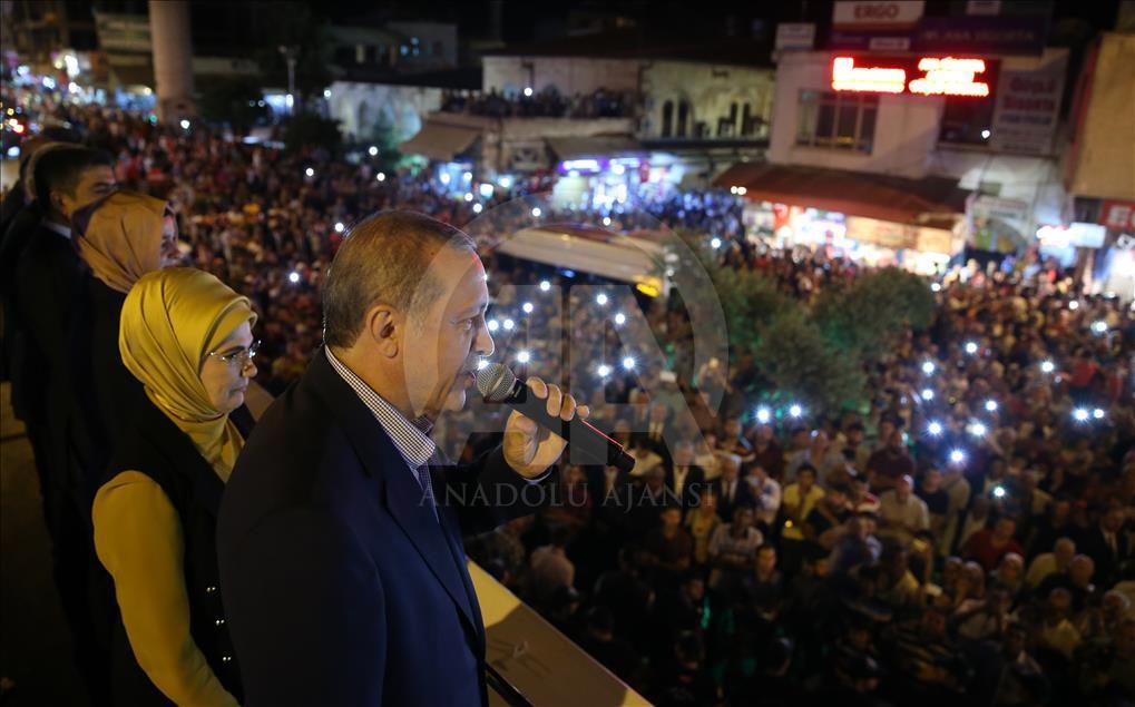 Cumhurbaşkanı Erdoğan Kilis'te