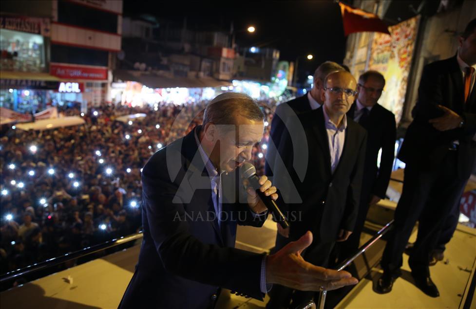 Cumhurbaşkanı Erdoğan Kilis'te