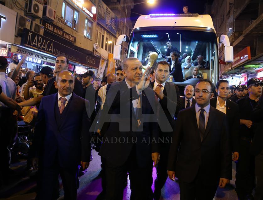 Cumhurbaşkanı Erdoğan Kilis'te