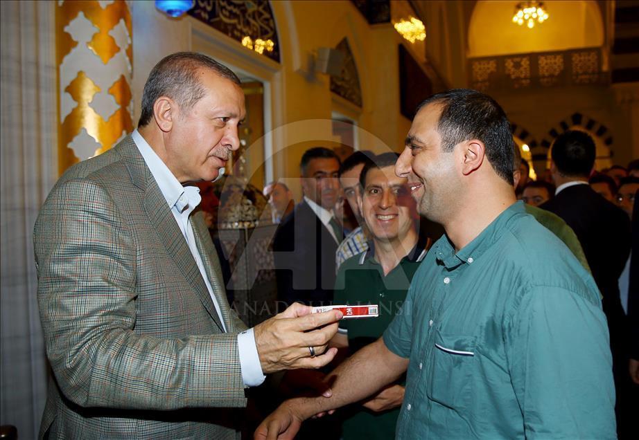 Cumhurbaşkanı Recep Tayyip Erdoğan İstanbul'da