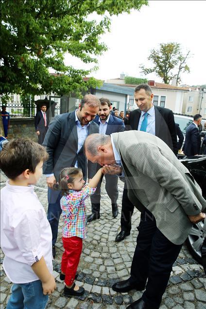 Cumhurbaşkanı Recep Tayyip Erdoğan İstanbul'da