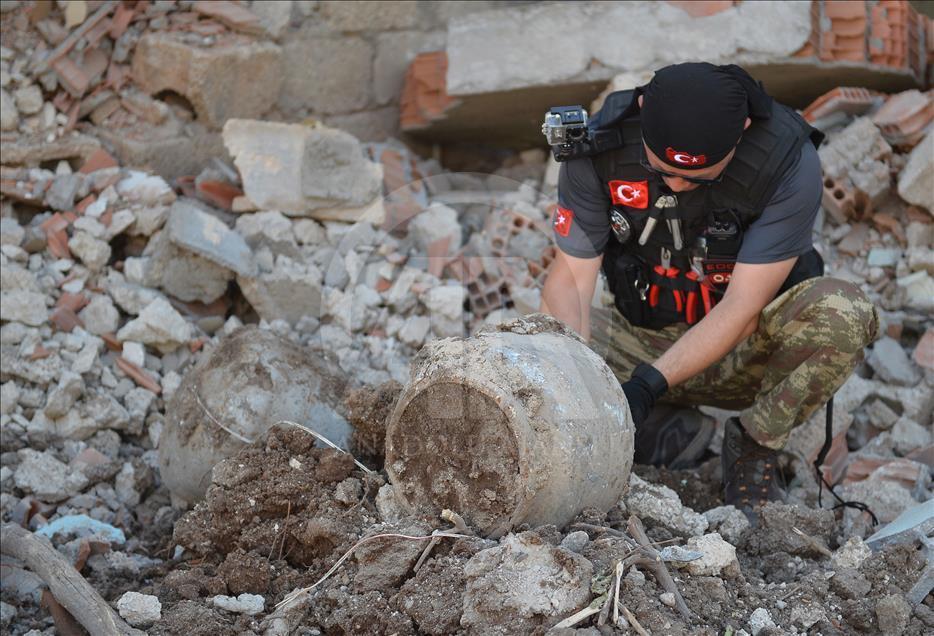 Nusaybin patlayıcılardan arındırılıyor