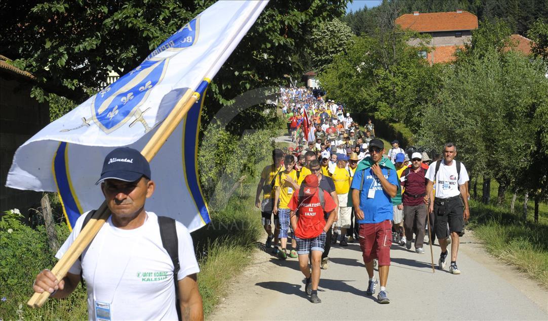 Walking the Road of Death during the Peace March