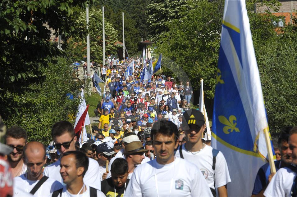 Walking the Road of Death during the Peace March