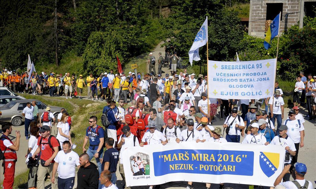 Walking the Road of Death during the Peace March