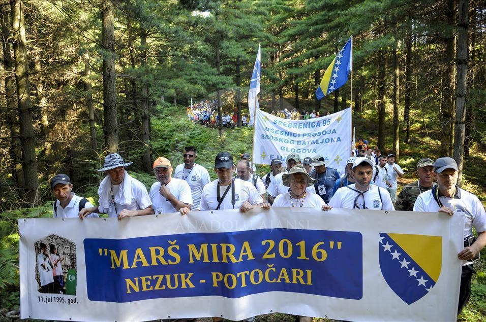 Walking the Road of Death during the Peace March