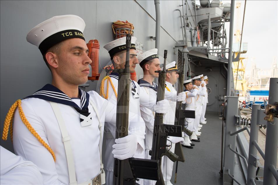 TCG Barbaros Fırkateyni Kazablanka'da