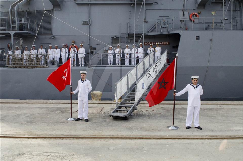 TCG Barbaros Fırkateyni Kazablanka'da