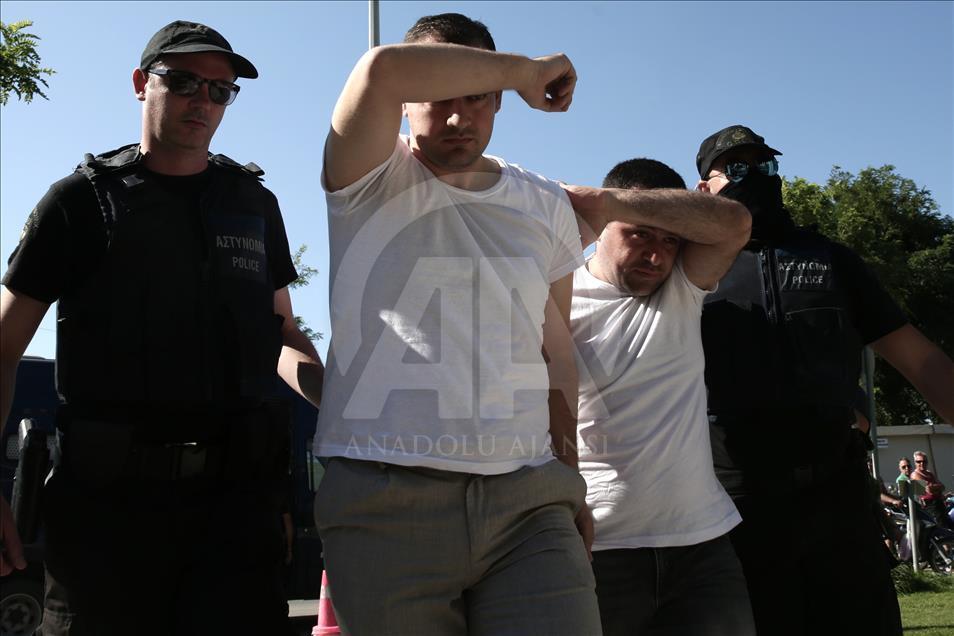 Yunanistan'a kaçan 8 darbeci Dedeağaç Adliyesinde
