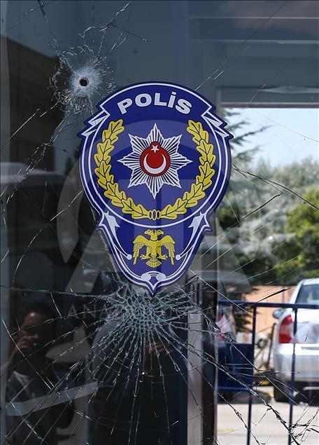 Tahrip edilen Ankara Emniyet Müdürlüğü basına açıldı