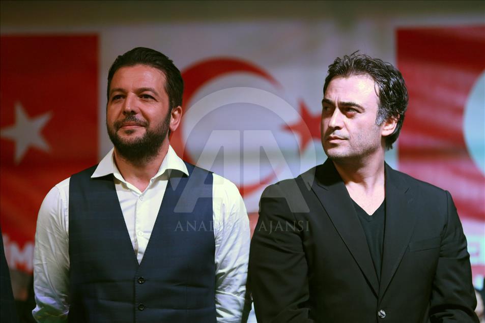 Sanat ve Spor Dünyası FETÖ Darbesine karşı Kızılay'da