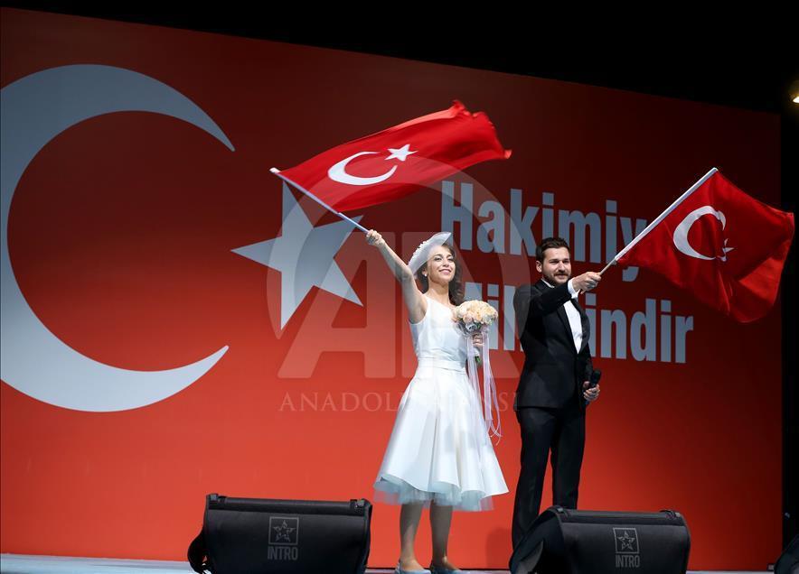 Nikah masasından "demokrasi nöbeti"ne