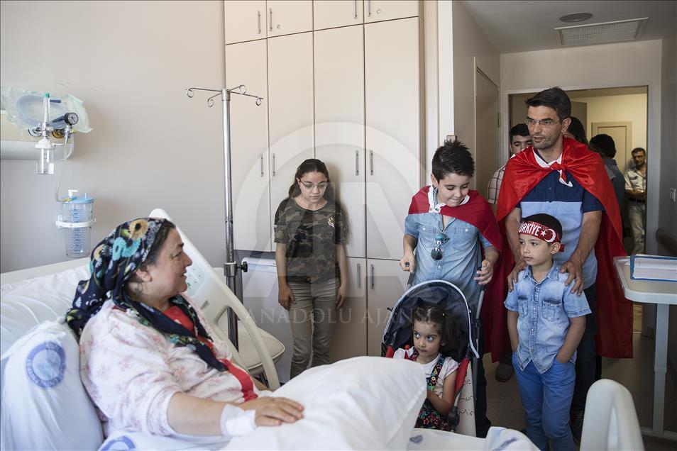 "15 Temmuz gazileri"ne çocuklardan "madalya"