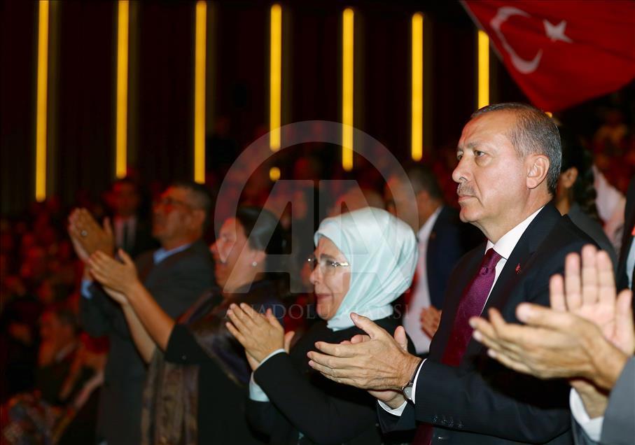 Beştepe Millet Kongre ve Kültür Merkezi'nde Şehitleri Anma Programı