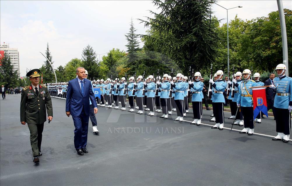 Cumhurbaşkanı Erdoğan, Genelkurmay karargahında