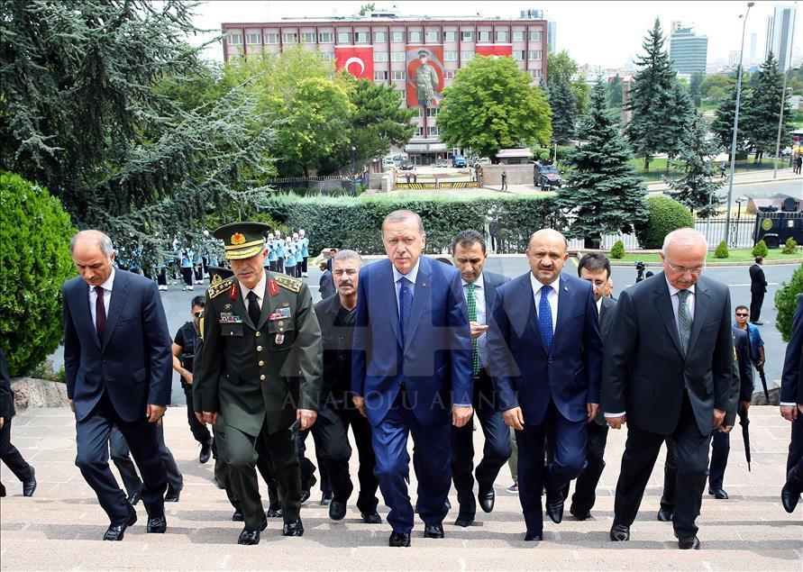 Cumhurbaşkanı Erdoğan, Genelkurmay karargahında