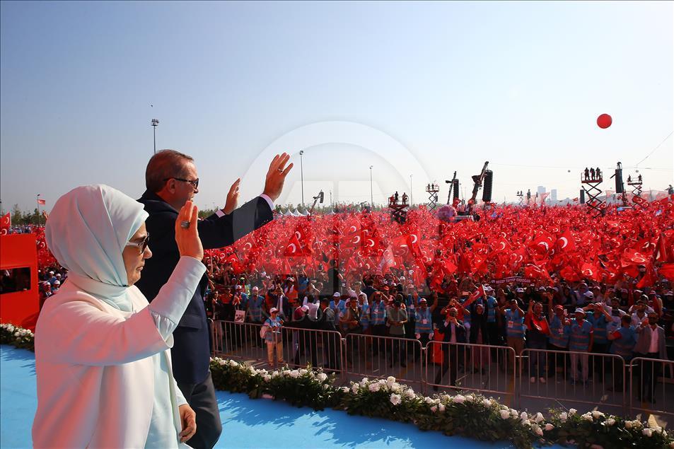 "Demokrasi ve Şehitler Mitingi”