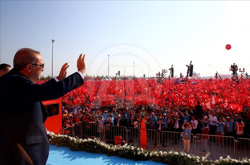 "Demokrasi ve Şehitler Mitingi”