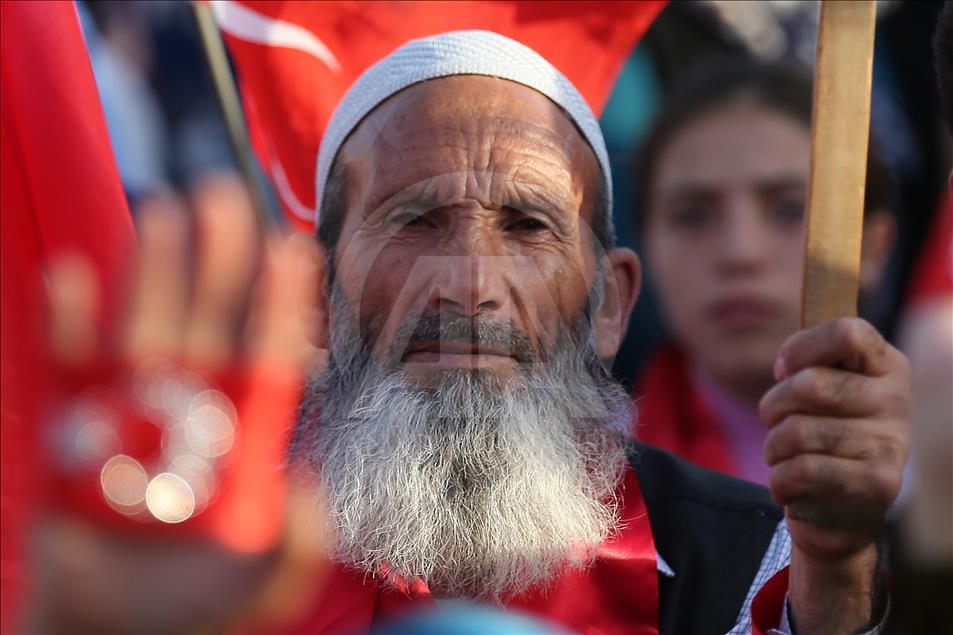 "Demokrasi ve Şehitler Mitingi"