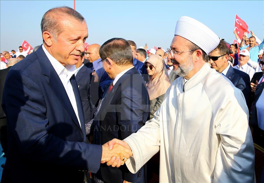 "Demokrasi ve Şehitler Mitingi”