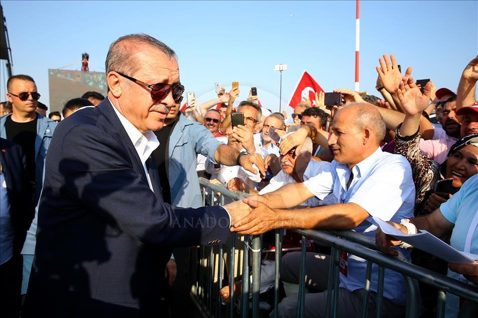 "Demokrasi ve Şehitler Mitingi”