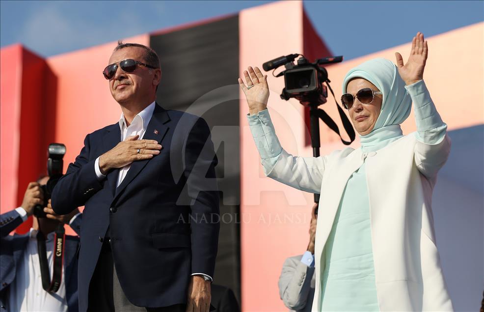 "Demokrasi ve Şehitler Mitingi”