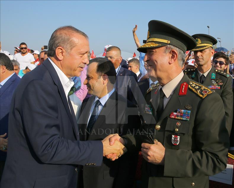 "Demokrasi ve Şehitler Mitingi”
