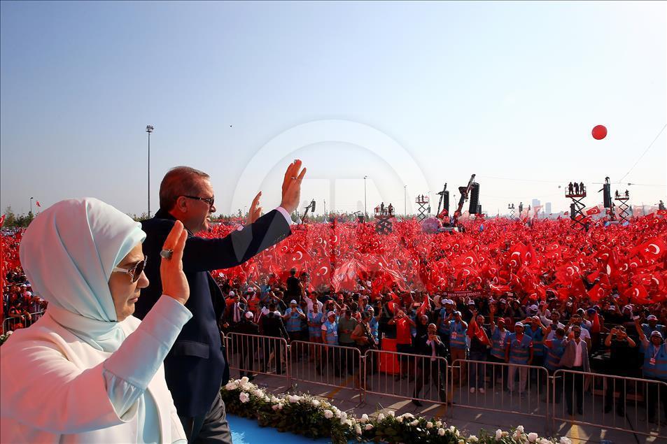 "Demokrasi ve Şehitler Mitingi”