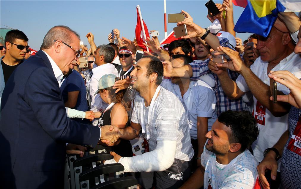 "Demokrasi ve Şehitler Mitingi”