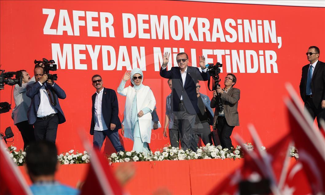 "Demokrasi ve Şehitler Mitingi”