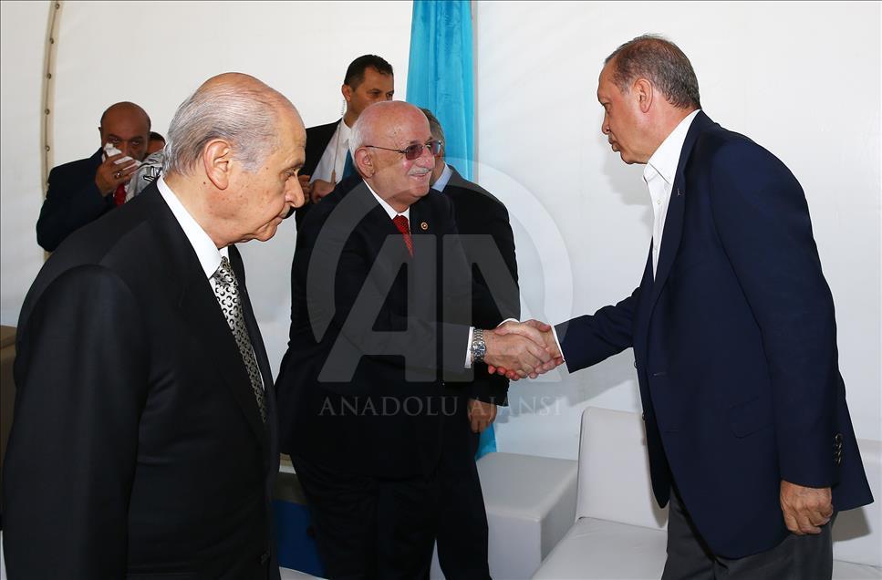 "Demokrasi ve Şehitler Mitingi"
