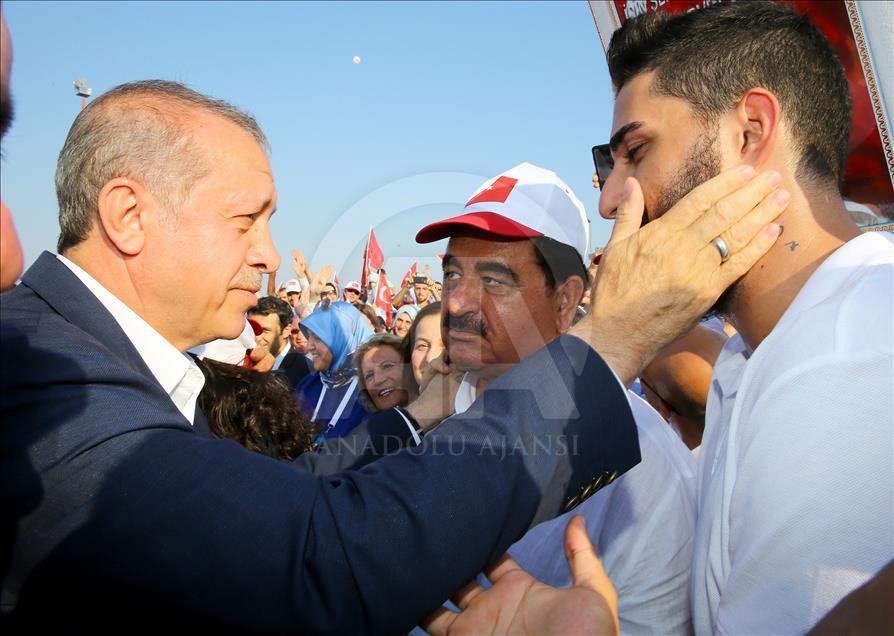 "Demokrasi ve Şehitler Mitingi”