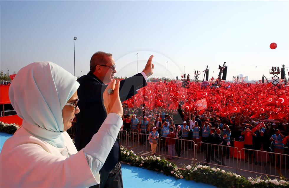 "Demokrasi ve Şehitler Mitingi”
