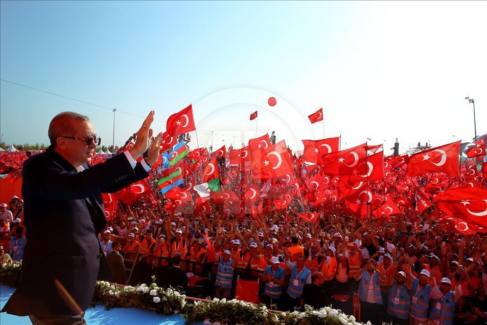 "Demokrasi ve Şehitler Mitingi”