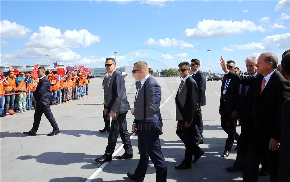 Turkish President Erdogan in Russia